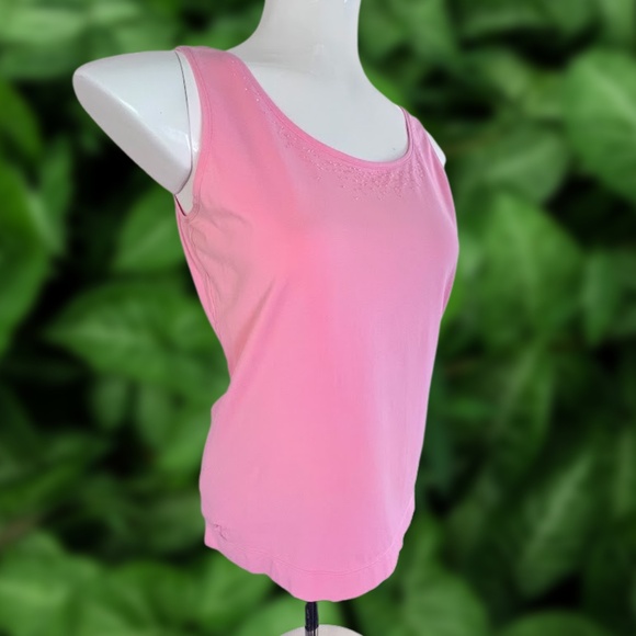 Tommy Bahama Tops - Tommy Bahama Beaded Embroidered Barbie Tank Top 🌸Host Pick🌸